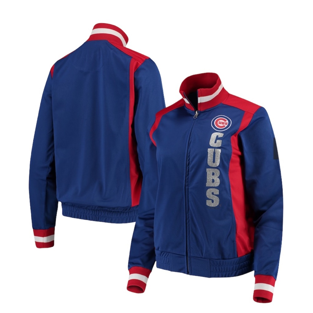 Chicago Cubs G-III for her by Carl Banks track jacket